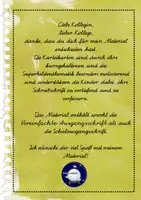 Vorschau - Fördermaterial/Inklusion - Abschreibkartei Schreibschrift Superhelden - Seite 1
