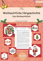 Vorschau - Bildkarten - Weihnachtliche Hörgeschichte "Das Weihnachtsfest" - Deckblatt
