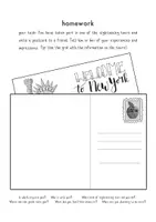 Vorschau - Arbeitsblätter - New York City Sightseeing Tour Brochure - Deckblatt