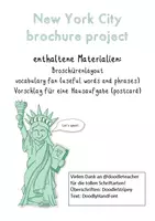 Vorschau - Arbeitsblätter - New York City Sightseeing Tour Brochure - Seite 1