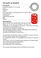Vorschau - Stundenentwürfe - Dreifache Challenge: Bastelt ein Windlicht, übt den Umgang mit Zirkel und Geodreieck und schreibt eine Bastelanleitung! - Seite 1