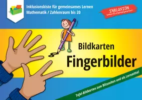 Vorschau - Bildkarten - Materialpaket: Tafel-Bildkarten mit Fingerbildern - Deckblatt