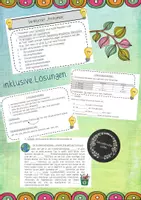 Vorschau - Arbeitsblätter - Wortart "Pronomen" (inklusive Lösungen) Klimamaterial - Deckblatt