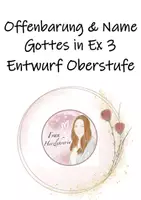 Vorschau - Stundenentwürfe - Unterrichtsentwurf: JHWH - Offenbarung & Name Gottes Ex. 3 (Oberstufe) - Deckblatt