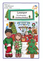 Vorschau - Arbeitsblätter - Lesespur- Ein aufregendes Weihnachtsfest - Deckblatt