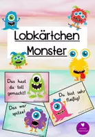 Vorschau - Bildkarten - Lobkärtchen Monster - Deckblatt