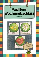 Vorschau - Bildkarten - Positiver Wochenabschluss, Rituale, soziales Lernen, Klassengemeinschaft - Deckblatt