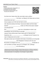 Vorschau - Arbeitsblätter - Arbeitsblätter zum Thema "Düne" + Lösung & MP3 + Infografik - Deckblatt