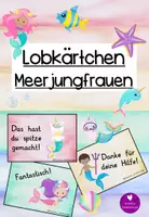 Vorschau - Bildkarten - Lobkärtchen Meerjungfrauen - Deckblatt