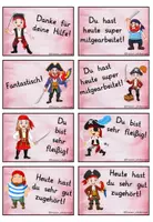 Vorschau - Bildkarten - Lobkärtchen Piraten - Seite 2