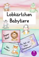 Vorschau - Bildkarten - Lobkärtchen Babytiere - Deckblatt
