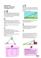 Vorschau - Arbeitsblätter - Trigonometrie – Sinus-/Kosinussatz Textaufgaben, Lösungen - Deckblatt