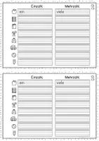 Vorschau - Unterrichtsreihen - Nomen in Einzahl & Mehrzahl – Arbeitsheft Deutsch Grundschule (Singular & Plural Klasse 2/3) - Seite 3