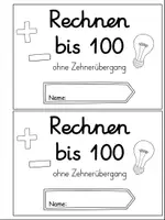 Vorschau - Arbeitsblätter - Rechnen bis 100 (ohne ZÜ) - Heft - Seite 2