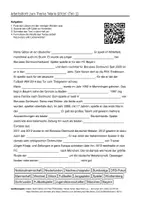 Vorschau - Arbeitsblätter - Arbeitsblätter zum Thema "Mario Götze" + Lösung & MP3 + - Deckblatt