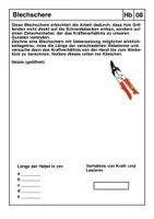 Vorschau - Arbeitsblätter - Das Hebelgesetz am Beispiel verschiedener Zangen und Scheren - Seite 2