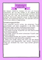 Vorschau - Mal- und Bastelvorlagen - Kunstidee I Ausschnitte verstecken I Vertretungsunterricht - Seite 1
