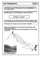 Vorschau - Arbeitsblätter - Das Hebelgesetz am Beispiel der Wippe - Seite 3