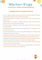 Vorschau - Arbeitsblätter - Yoga-Karten ,Winter-Wunder-Welt' - Atemübung, Massage, Mandalas - Seite 2