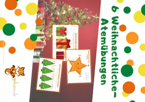 Vorschau - Arbeitsblätter - Weihnachtliche Yoga Atemübungen zum Entspannen - Seite 1
