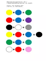 Vorschau - Arbeitsblätter - Farben auf Englisch - Seite 2
