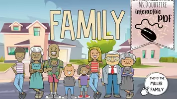 Vorschau - Präsentationen/Tafelbilder - family | diverse | digitale Wortschatzeinführung | komplexe Familie - Seite 2