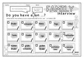Vorschau - Arbeitsblätter - family | Interview | Wortschatz - Seite 2