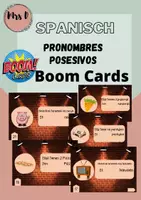 Vorschau - Spiele - Pronombres Posesivos - Boom Cards - Deckblatt