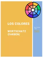 Vorschau - Spiele - Farben auf Spanisch - Deckblatt