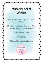 Vorschau - Arbeitsblätter - Materialpaket Winter - Seite 1