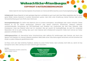 Vorschau - Arbeitsblätter - Yoga Weihnachts-Stern-Atmung - Seite 1