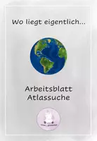 Vorschau - Arbeitsblätter - Atlassuche Kontinente Städte und Länder - Deckblatt