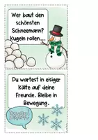 Vorschau - Spiele - Bewegungswürfel Winter (Bewegungspausen) - Seite 1