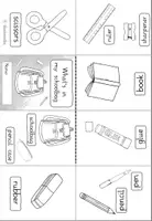 Vorschau - Arbeitsblätter - Faltbuch Schoolbag - Englisch (ab 1.Klasse) - Seite 3