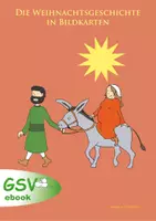 Vorschau - Präsentationen/Tafelbilder - Die Weihnachtsgeschichte in Bildkarten (schwarzweiß) - Deckblatt