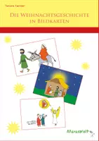Vorschau - Bildkarten - Die Weihnachtsgeschichte in Bildkarten (bunt) - Deckblatt