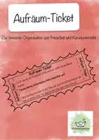 Vorschau - Merkblätter - Aufräum-Ticket - Deckblatt