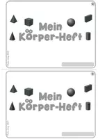 Vorschau - Arbeitsblätter - Geometrische Körper in der Grundschule - Mein Selbstlernheft (Würfel, Quader, Zylinder, Kegel, Pyramide, Kugel) - Seite 1
