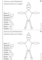 Vorschau - Arbeitsblätter - Geometrische Körper in der Grundschule - Mein Selbstlernheft (Würfel, Quader, Zylinder, Kegel, Pyramide, Kugel) - Seite 3