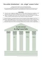Vorschau - Arbeitsblätter - Das antike Griechenland - "Wiege" unserer Kultur - Deckblatt