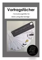 Vorschau - Anderer Materialtyp - Vortragsfächer - Formulierungshilfen für Vorträge - Deckblatt