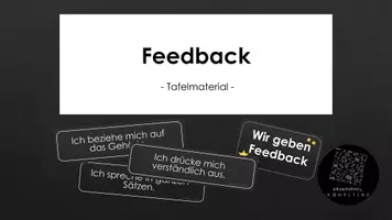 Vorschau - Präsentationen/Tafelbilder - Feedback - Tafelmaterial - Deckblatt