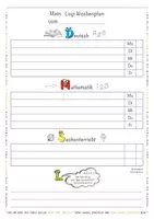 Vorschau - Stundenentwürfe - LogiWochenplan - Deckblatt