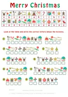 Vorschau - Spiele - Christmas / Weihnachten 🎄New Year🎄 cryptogram: Replace icons with letters and decrypt the sentences - Seite 1
