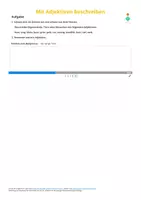 Vorschau - Arbeitsblätter - Adjektive verändern H5P - Seite 2