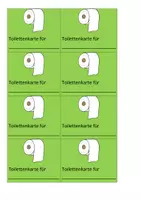 Vorschau - Bildkarten - Toilettenkarte - Deckblatt