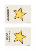 Vorschau - Stationenlernen - Stationsschilder für den Klassenraum - Seite 1