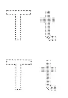 Vorschau - Arbeitsblätter - Buchstabeneinführung T/t Buchstabe prickeln - Seite 1