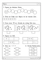 Vorschau - Arbeitsblätter - Kernthemen Mathematik 1. Klasse - Seite 1