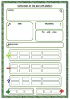 Vorschau - Arbeitsblätter - Sentences in the present perfect - cheat sheet - Seite 2